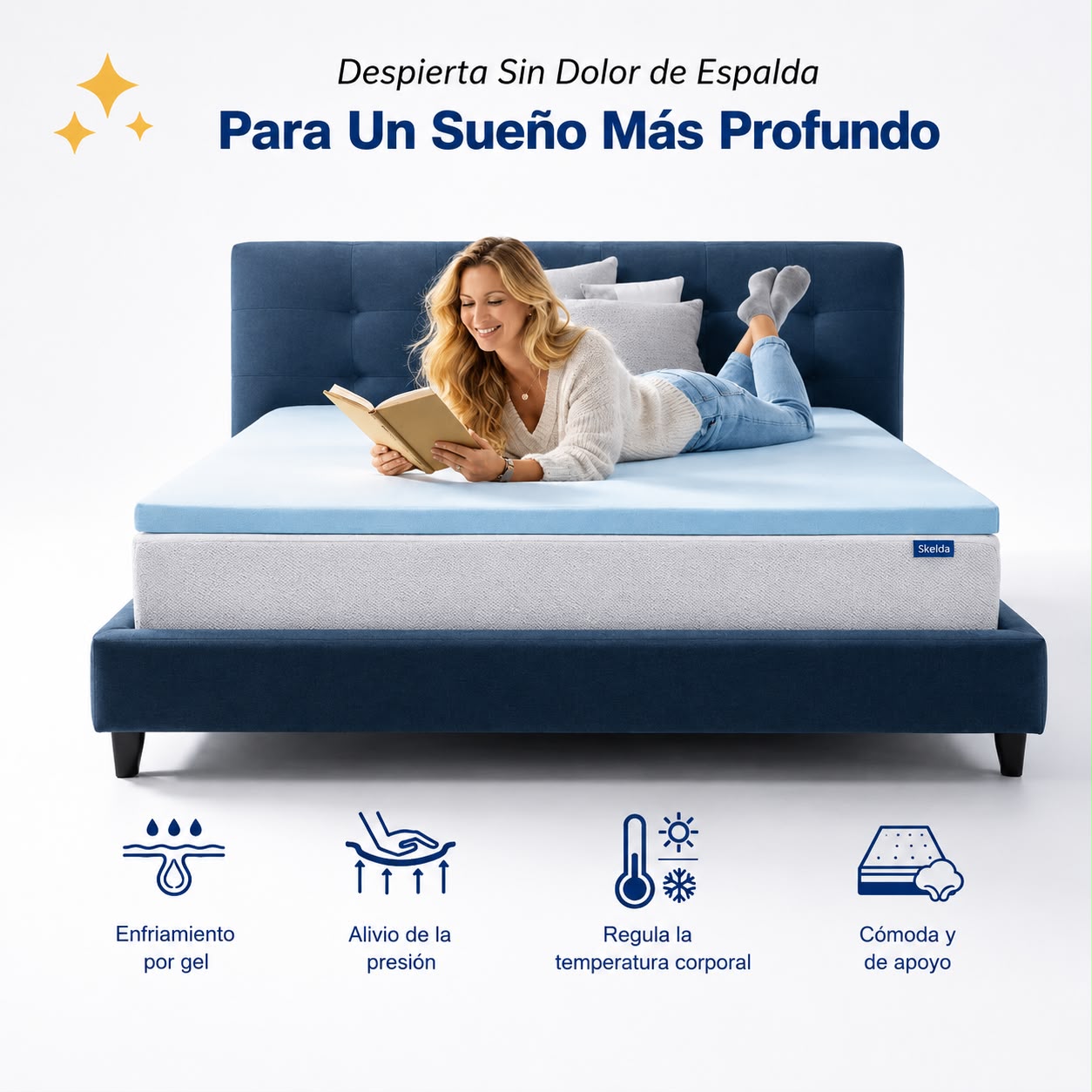 Nuvora Flex® | Cubrecolchón Adaptable