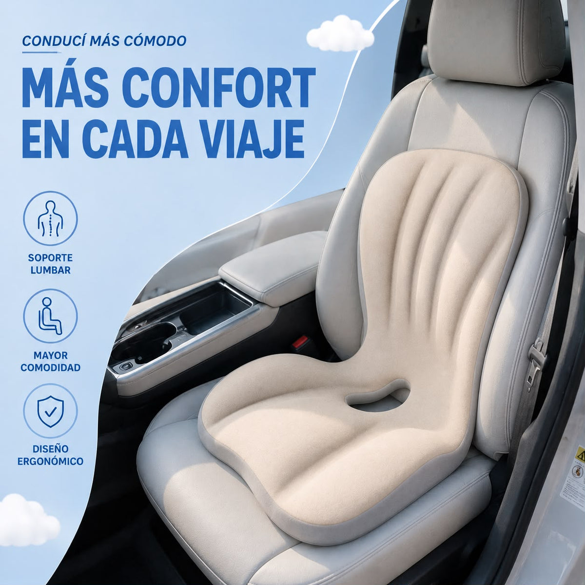 ErgoSeat™ – Soporte Ergonómico Postural
