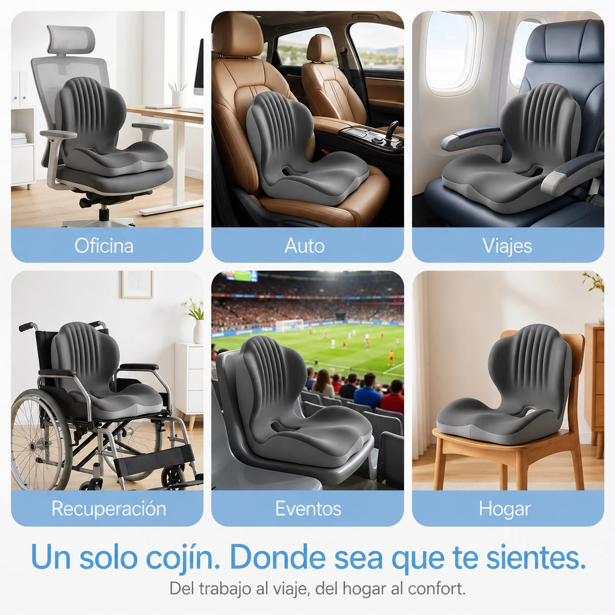 ErgoSeat™ – Soporte Ergonómico Postural